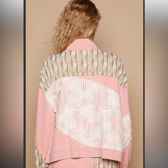 113 ❤️ POL Roomy fit wavy patch jacket and pant set - Picture 7 of 10